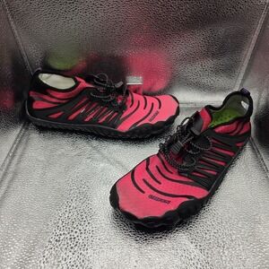 UBFEN Water Shoes Barefoot Sneakers – EU 43 / US Women 11 – Pink/Black Quick Dry